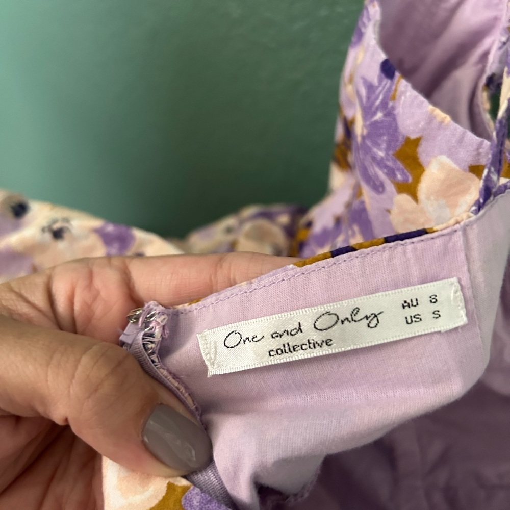 Purple Floral Dress